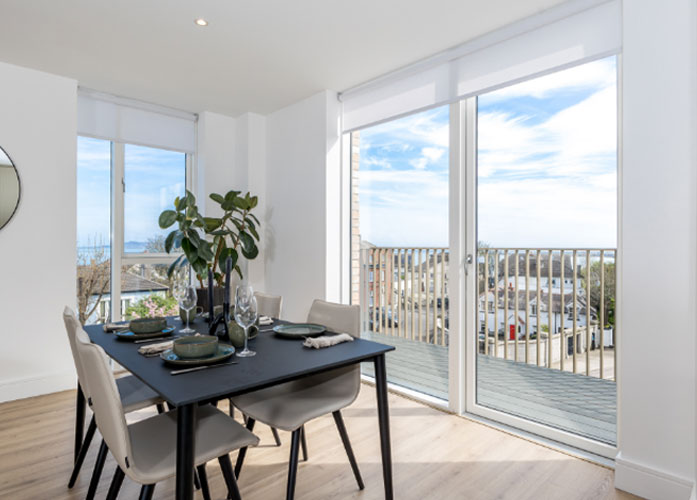 Dining Room of a Rockpoint Apartment