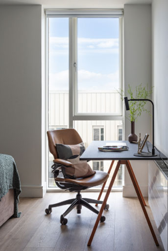 Study Desk by a window